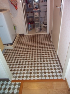 クッションフロア貼り替え　都筑区 (2)